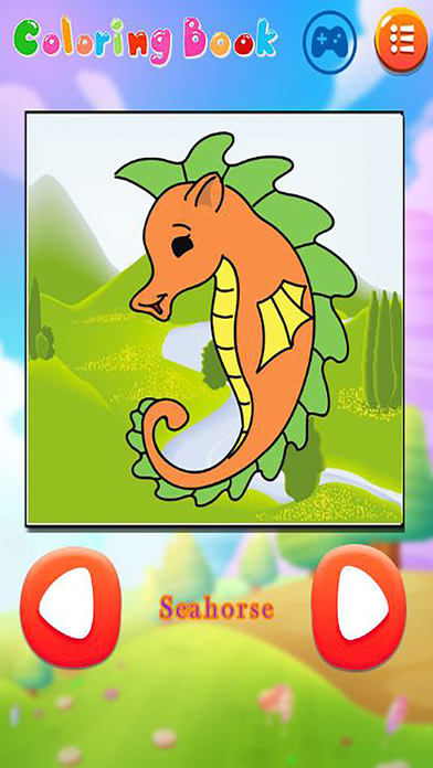 Learning Aquatic Animal Coloring for kids screenshot 3