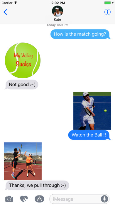Fun Tennis Stickers screenshot 3
