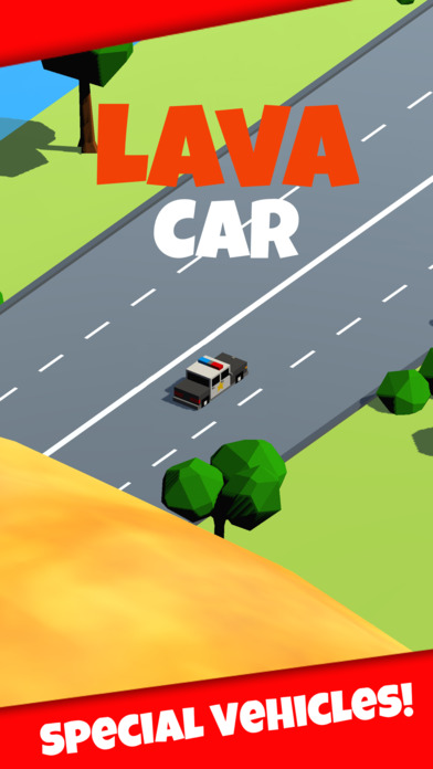 The Floor is Lava - Endless Pixel Car Challenge screenshot 4