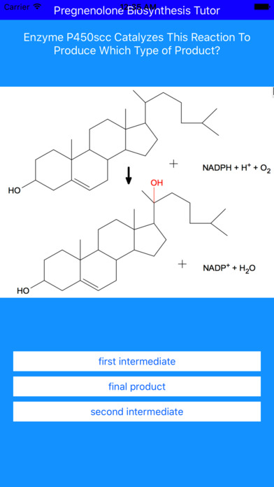 Pregnenolone Synthesis Tutor screenshot 3