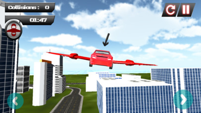 Fly Car in City screenshot 3