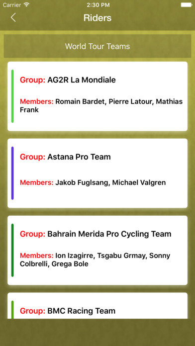 Schedule of 2017 Tour de France screenshot 3