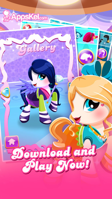 Princess Pony Girls 2 – Little Dress Up Games screenshot 4