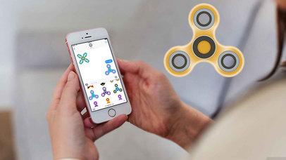 Finger Spinner: Emojis & Stickers screenshot 2