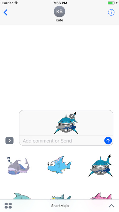 SharkMojis - Shark Emojis And Stickers screenshot 2