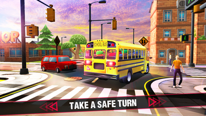 School Bus 3D Game screenshot 2