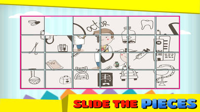 Slide Puzzles Learn Professions for Kids screenshot 3