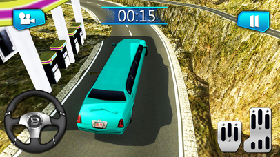 Uphill Limo Drive & Car Simulator screenshot 2