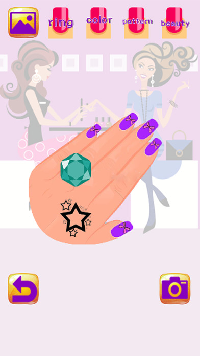 Girls Fashion Games Fun For Nail Salon Shop Versio screenshot 2