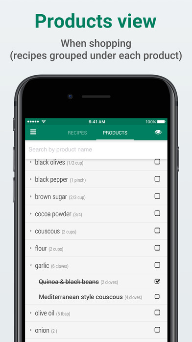 PivotList - grocery shopping screenshot 3