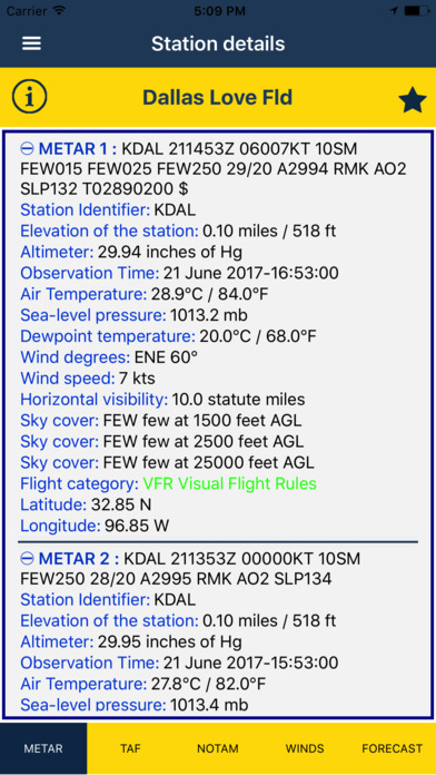 NOAA AWC Aviation Weather screenshot 3
