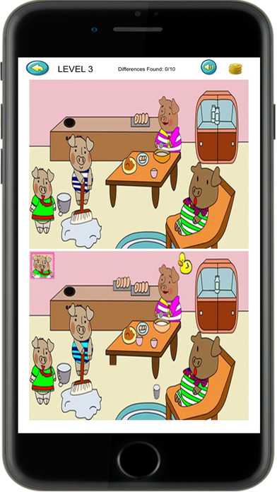 Find theme the differences pig pink screenshot 3