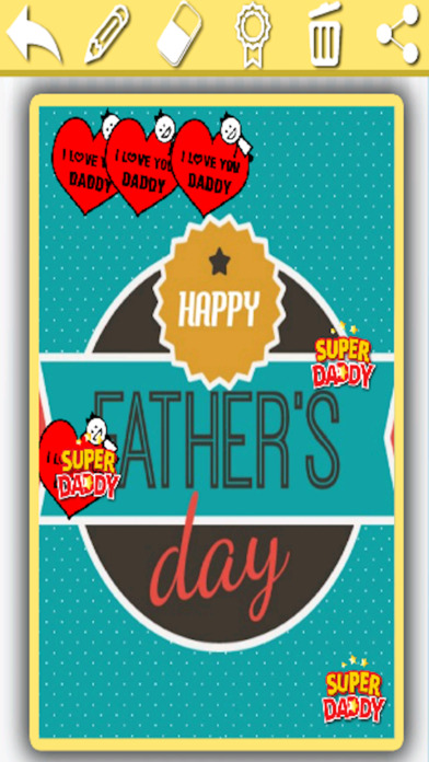 Father's Day Greetings & Card Maker For #1 DAD screenshot 3