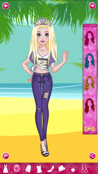 Princess Elsa Beauty Salon — Dress up girls games screenshot 3