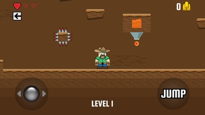 Cowboy Gold Round-Up Platformer Game screenshot 2