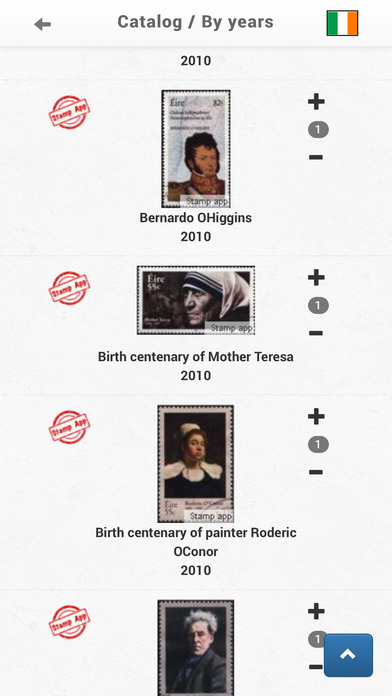Stamps Ireland, Philately screenshot 4