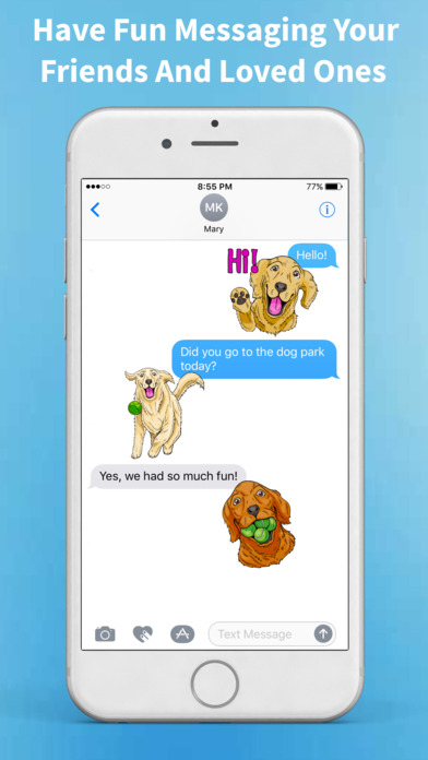 GoldenEmoji - Golden Retriever Emoji & Stickers screenshot 3
