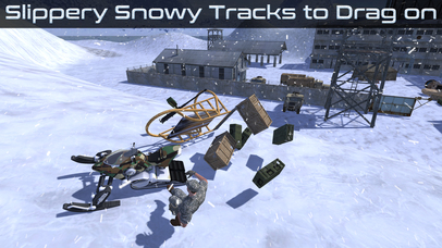 Snow Mountain Army Cargo Bike & Delivery Sim screenshot 3