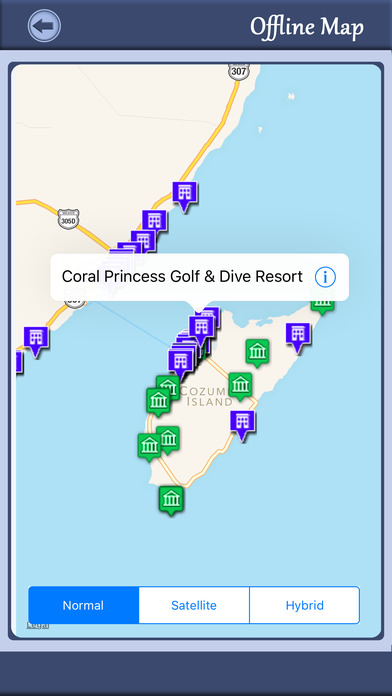 Cozumul Island Offline Map Guide screenshot 2