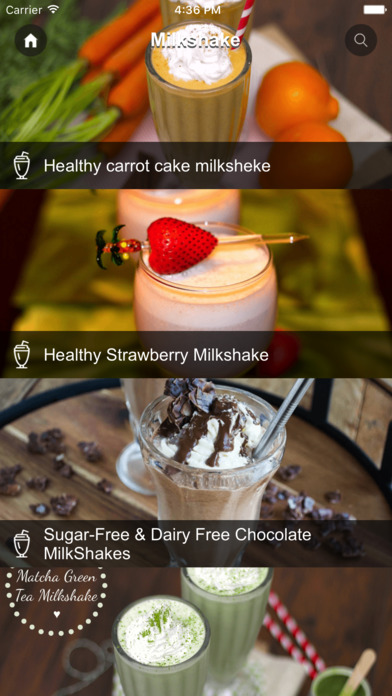 Milk Shake Recipes - Sugar Free screenshot 3