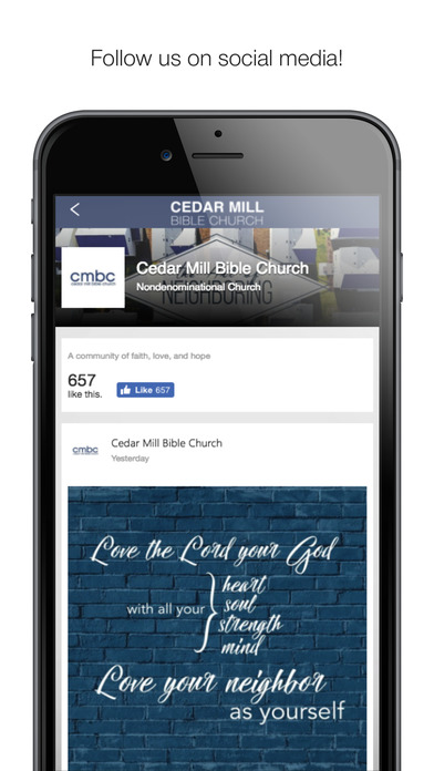 Cedar Mill Bible Church screenshot 3