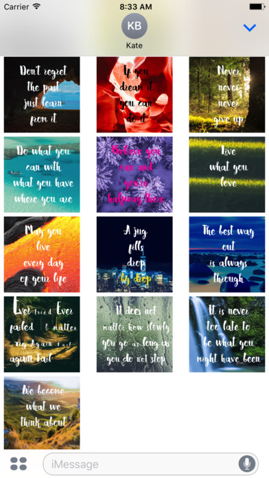 Animated Inspirational Quote Stickers screenshot 3