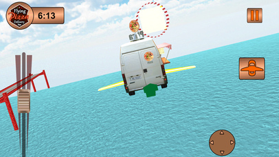 Flying Pizza Delivery Van – Ultimate Driving Fun screenshot 2
