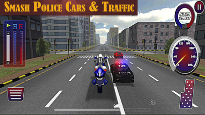 Motorbike Hot Pursuit :Extreme Police Chase screenshot 2