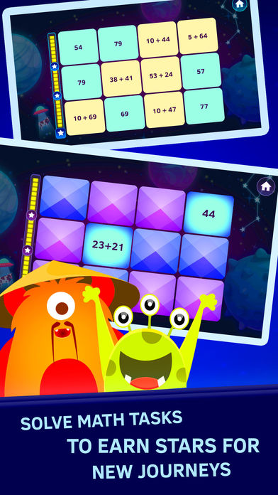 Math Matching Game. Space Math qiuz screenshot 3