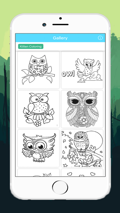 Cute Owl Coloring Drawing Pages for Kid screenshot 4
