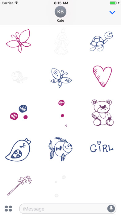 Animated Cute Children Stickers screenshot 3