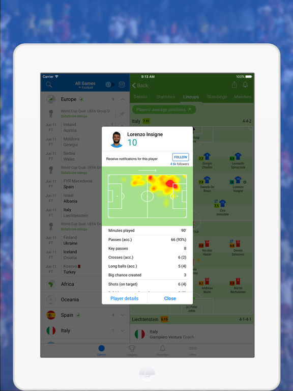 Scores app screenshot 6