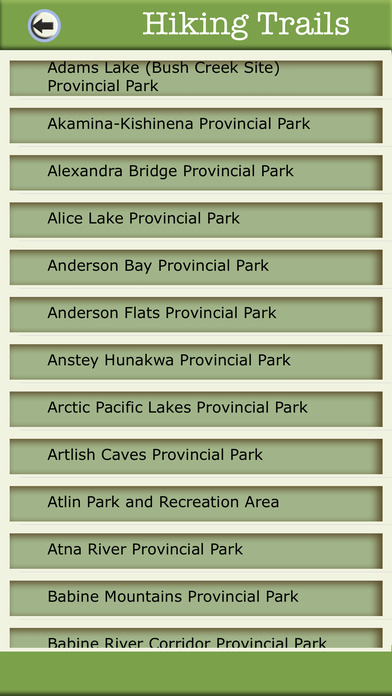 Canada Camping And National Parks screenshot 3