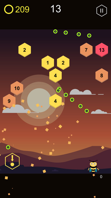 Hexagon Ballz screenshot 3