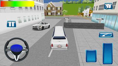 Luxury Limo 3D Car Parking Pro screenshot 3