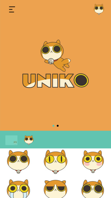 Uniko the Cat Keyboard screenshot 2