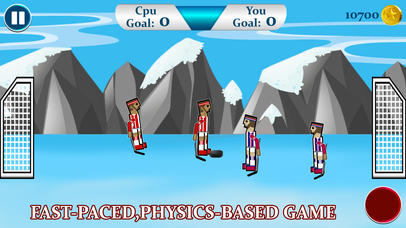 Hockey Physics Game-Glow Hockey Soccer Jump Fun screenshot 4