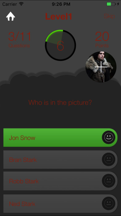 Trivia for Game of Thrones-Fan screenshot 2