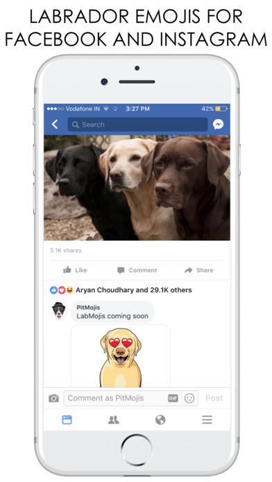 LabMojis - Labrador Retriever Emoji & Stickers screenshot 2