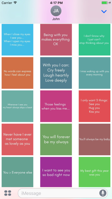 Cute Love Quotes Stickers screenshot 2