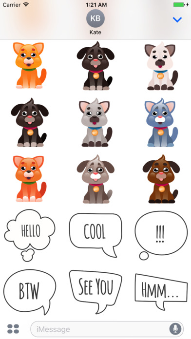Dogs Cartoon Stickers screenshot 3