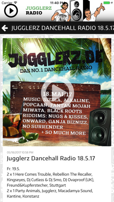 Jugglerz Radio App screenshot 2