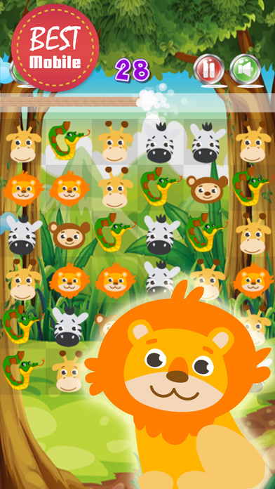 Zoo Animal Crush - Match3 games puzzle screenshot 2