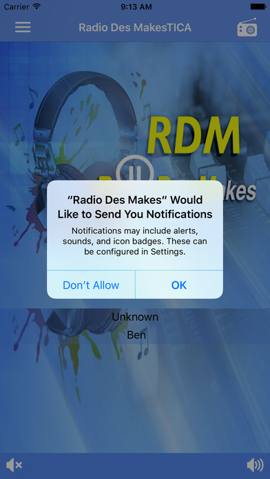 Radio des Makes screenshot 2