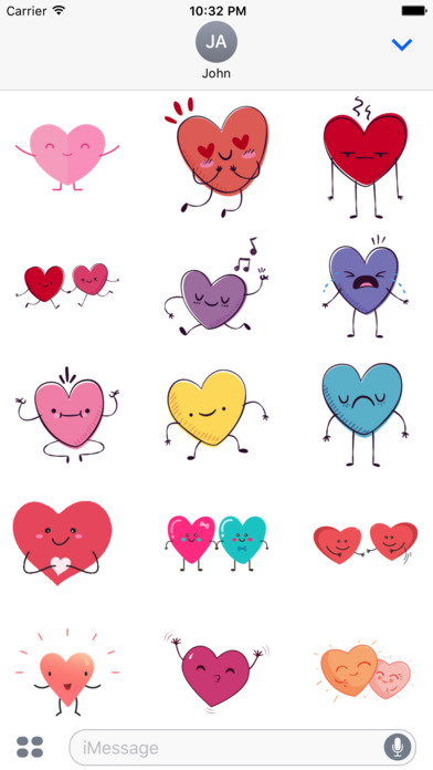 Heart Sticker screenshot 3
