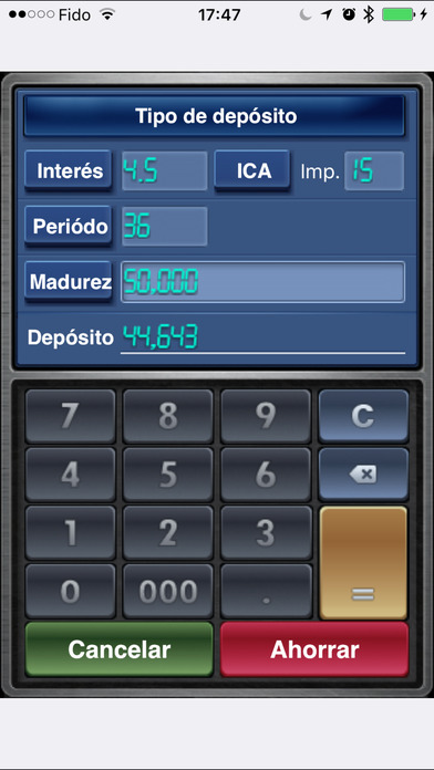 Captura de pantalla del iPhone 2
