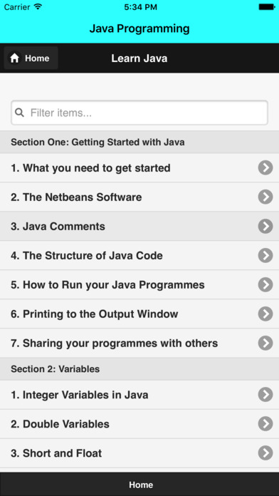 Tutorial Java Programming Guide screenshot 2
