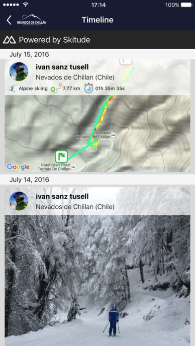 Nevados de Chillán App screenshot 3