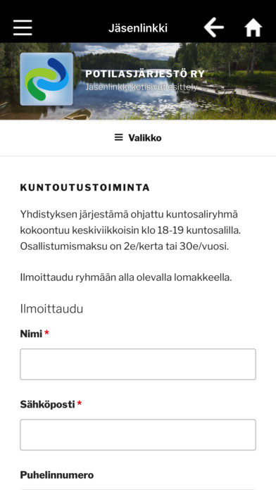 Jäsenlinkki screenshot 4