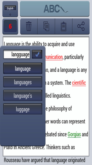 Spell Check - 11 languages screenshot 2